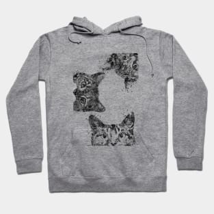 Peeking cat Hoodie